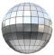 Disco ball emoji.