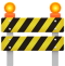 Construction sign.