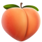 Peach emoji.