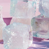 Close-up of ice cubes.