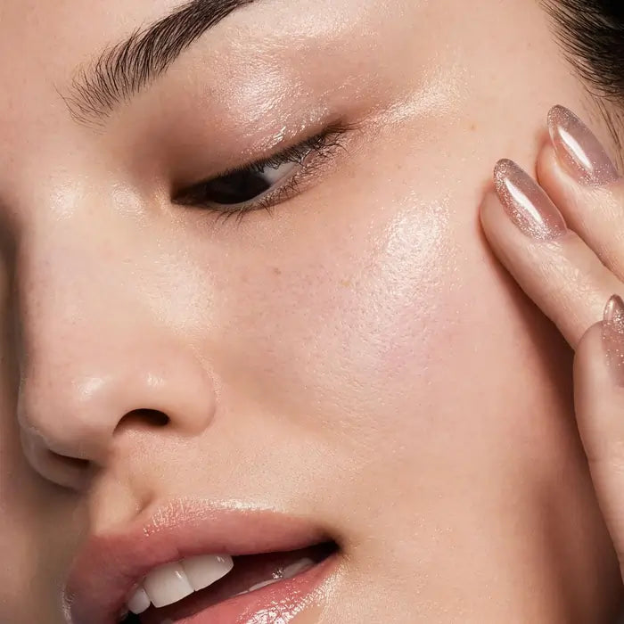 Close-up of the left side of a woman's face.